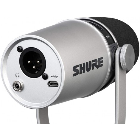 Shure | Podcast Microphone | MV7-S | Silver | kg - 3